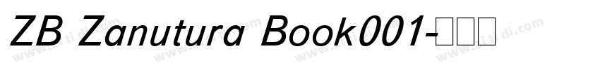 ZB Zanutura Book001字体转换